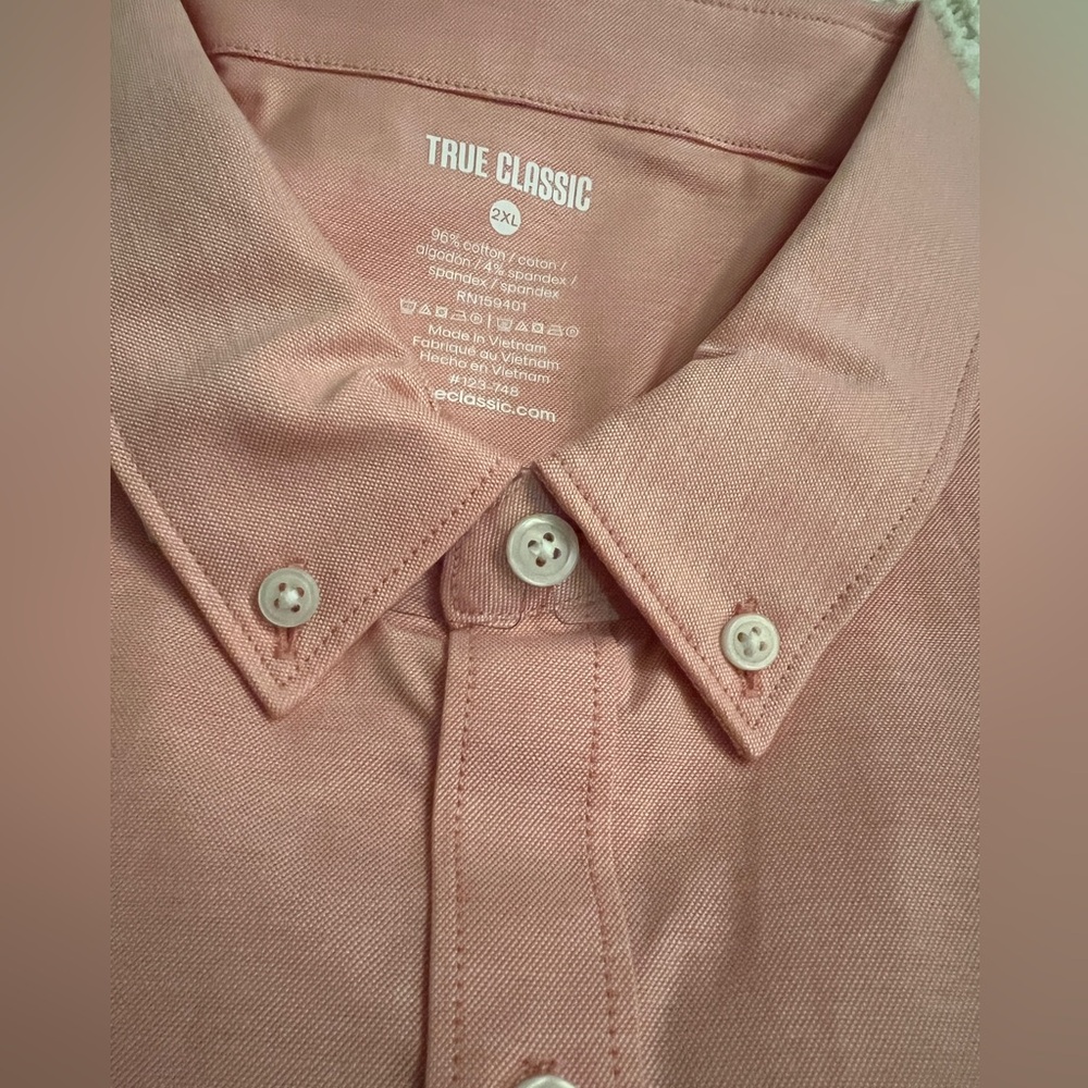 True Classic Long Sleeve Oxford NWOT - Picture 3 of 4